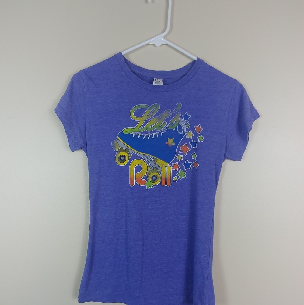 Women's XS/Youth L "Let's Roll" graphic T